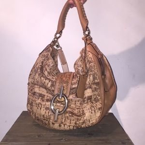 Diane Von Furstenberg Sutra Cork Leather Hobo bag